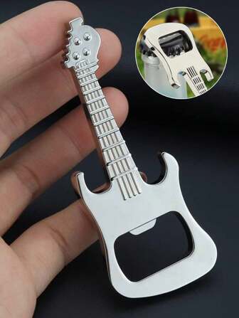 1PC Guitar Shape Bottle Opener For Fridge Guitar Refrigerator Magnets Sticker Bass Beer Openers For Guitarist Gifts Home Decors Gadget Music Souvenirs Favors