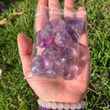 Tumbled Stone 100g - Wholesale Natural Crystal Tumbled Stone - Amethyst - View 3