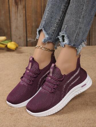 Non-Slip Soft Bottom Comfortable Sports Shoes, Women's Casual Versatile Flat Sneakers, Spring/Autumn