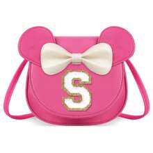 个性化字母钱包，独特钱包，蝴蝶结钱包，小女孩钱包，S码钱包，斜挎包，S码生日礼物，适合2-7岁女孩