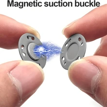 5/10 对强磁性缝纫按扣，隐形磁性纽扣，适用于口袋、缝纫、工艺品、手袋、衣服、DIY 项目 - 彩色 - 查看 4