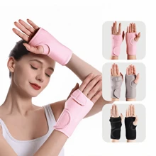 2 Pcs/Set Adjustable Wrist Support Brace With Splint, Breathable Wrist Stabilizer Wrap, Hand Wash Only, Suitable For All Seasons Gym Gym Wristbands Accessories - Black - View 3