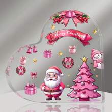 1 件亚克力心形工艺品展示架，情人节、母亲节、圣诞节礼物 - 彩色 - 查看 10