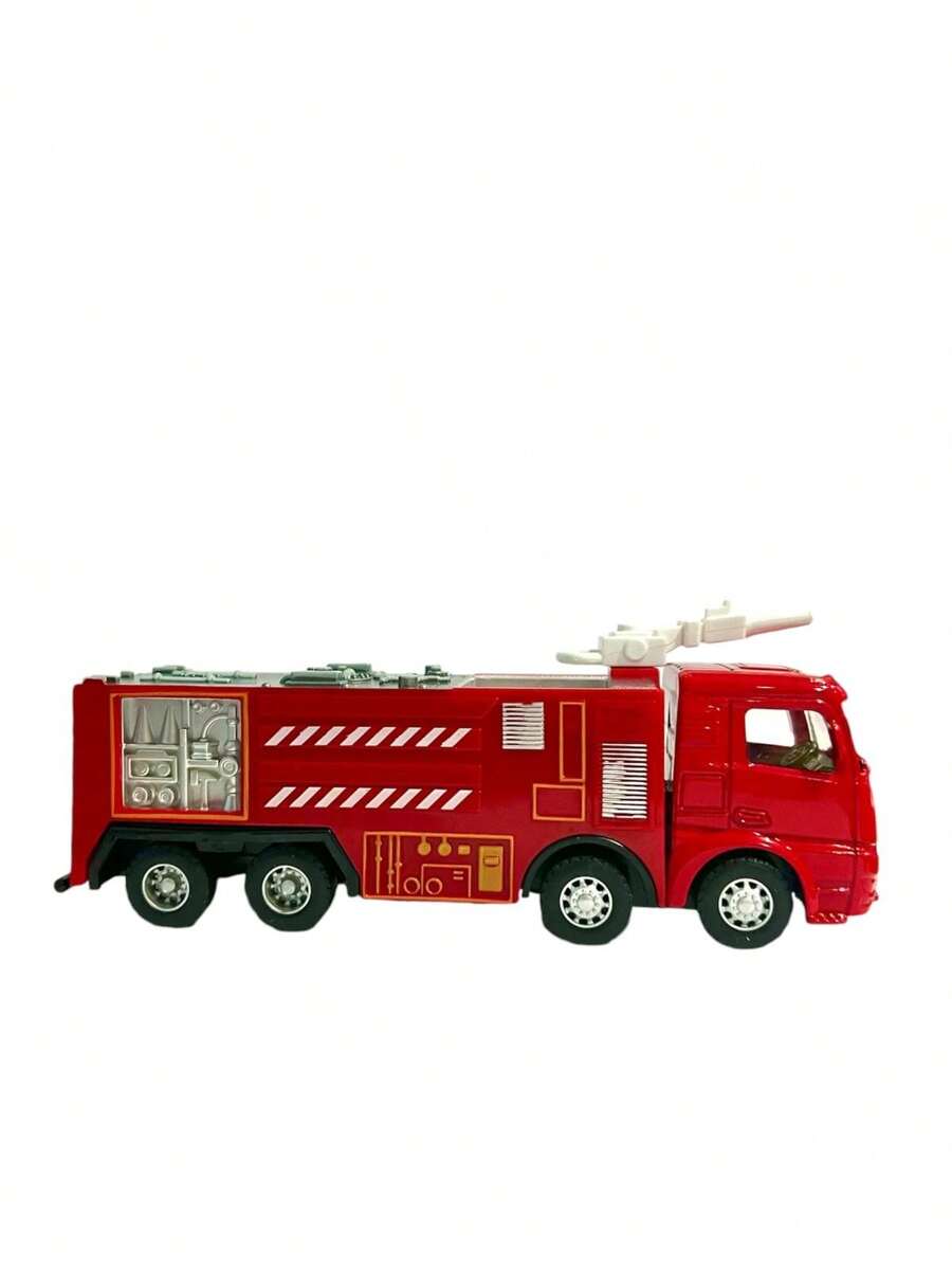 Friction Cars Iron Firefighter Metal For Children Collection SHEIN