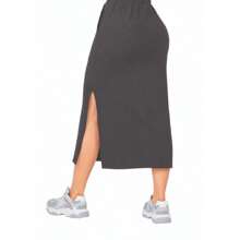 Falda Gris Larga - Gris - Ver 2