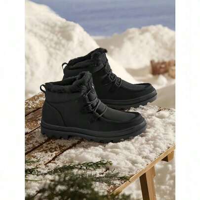 Skechers Women's Casual Vintage Fashion Warm Lining High-Top Snow Boots