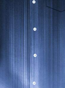 Retro Gradient Stripe 3D Digital Print Button Pocket Plus Size Men Short Sleeve Shirt - Blue - View 6