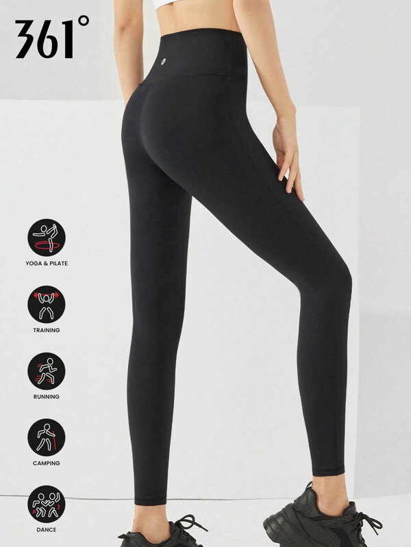 361degree Leggings termici con fodera termica da donna 361 Degrees, vita alta, controllo addome, a prova di squat, comodi ed elastici, adatti per yoga, fitness, abbigliamento casual, autunno/inverno