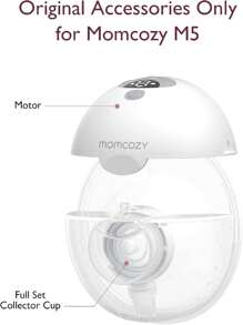 Momcozy M5 Series Breast Pump Accessories Original Replacement Accessories - DL整體 - 查看 6
