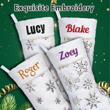 Vớ Giáng Sinh Cá Nhân Hóa: Vớ đan cáp cỡ lớn 18 inch, Vớ Giáng Sinh Gia Đình in tên theo yêu cầu, Lý tưởng để trang trí lò sưởi hoặc tiệc tùng, Vớ Giáng Sinh có tên, Vớ Giáng Sinh Tùy Chỉnh. - Nhiều màu - Xem 7