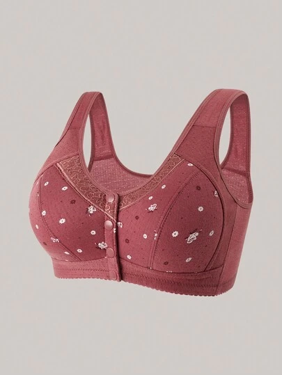 Brasier sin costuras, cómodo y con cierre delantero para mujeres