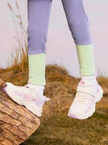 mini bala Boys' And Girls' Children's Thermal Lined Warm Running Shoes