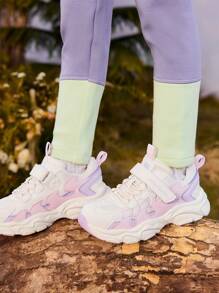 mini bala Boys' And Girls' Children's Thermal Lined Warm Running Shoes