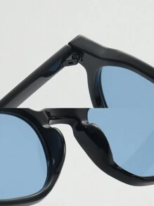 Óculos de sol minimalistas e estilosos, armação pequena oval, 1 peça, para homens, adequados para dirigir, viajar, casual, férias, esportes ao ar livre e uso diário para férias de verão na praia, atividades ao ar livre, viagens