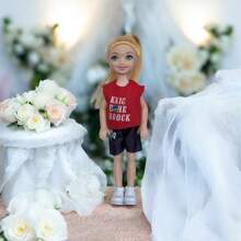 1 peça/2 peças de mini boneca de casal de 14 cm/5,5", acompanha roupas e sapatos de boneca, fantasia de festa para adultos, acessórios para boneca, presente de aniversário, Dia das Mães, presente de Natal, ótimo como lembrancinha de casamento. (Observação: o padrão de algumas roupas pode ser enviado aleatoriamente, mas o estilo é o mesmo.)