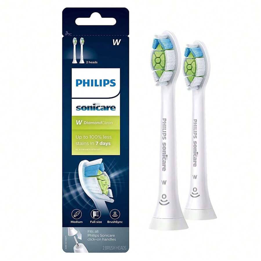 Sonicare W DiamondClean 2 Replacement Brush Heads