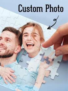 1件定制照片拼图，定制拼图，个性化拼图，35/150/300/500/1000片，照片拼图，成人定制拼图，照片拼图，家庭回忆/男士，婴儿玩具，幼儿玩具，学前玩具，儿童玩具，照片定制拼图，可重复使用，精致，可爱，色彩缤纷，萌趣，定制，独特，个性化，婴儿玩具，周年纪念，生日，母亲节礼物，定制积木玩具和拼图，装点您的家，家庭礼物 - 彩色 - 查看 2