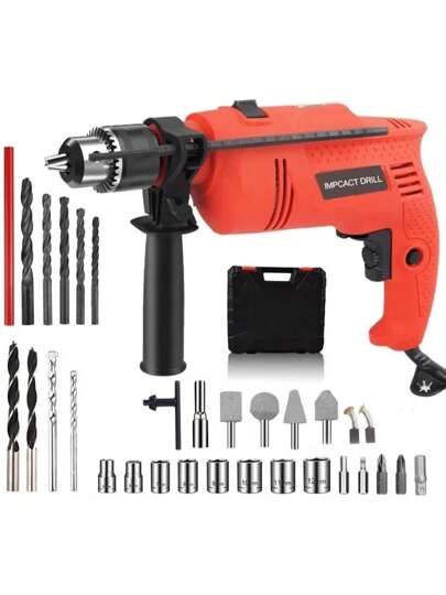Taladro Rotomartillo 1/2'' Prof 710w Professional Set+brocas