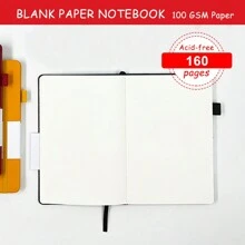 Journal à pois de type Bullet A5 pour la créativité - Cahier à grille de points de 100 g/m², avec 160 pages numérotées et une reliure à plat, idéal pour un usage personnel, les objectifs et l'organisation