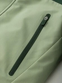 mini bala Thick Heat-Retaining Down Jacket For Boys And Girls Warm Winter Collection - Pink Green - View 8