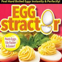 1pc Egg Separator: Ultimate Egg Peeler - Faster And Easier! Hard Boiled Egg Peeler, Multifunctional Creative Kitchen Household Eggshell Removal Tool - Kitchen Gadget For Perfect Egg Peeling - Monivärinen - Näytä 5