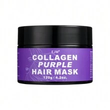 2 Peças Conjunto de Shampoo Roxo e Máscara de Cabelo para Cabelos Loiros, Grisalhos - Cabelos Coloridos - Infundido com Óleo de Cocos Nucifera, Repara, Hidrata e Ilumina