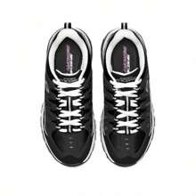 Skechers D'lites Vintage Black & White Panda Sneakers, Casual Shoes With Height Increase & Slimming