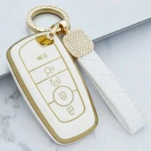 1 件适用于钥匙扣保护套带钥匙扣 TPU 钥匙包全保护套兼容 适用于 2018-2024 适用于 Fusion 适用于 Explorer 适用于 Escape 适用于 F150 适用于 F250 适用于 F350 适用于 F450 适用于 F550 适用于 Edge 适用于 Expedition 防摔防尘钥匙包 - 羅馬數字扣 - 查看 4