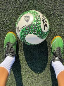 SOCIETY Green Launch Professional Durable Football Boots STITCHED SYNTHETIC GRASS - 軍綠色 - 查看 2