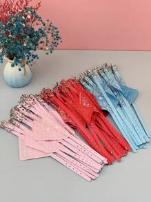 Pet Supplies Dog & Cat Practical Triangular Collar With Various Color Options, Pet Saliva Towel - Green - View 11