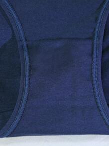 5 条女式中腰柔软透气三角裤 - 彩色 - 查看 9