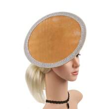 1pc Rhinestone Headband, Tea Party Derby Race Season Hair Accessory, Tiny Hats, Derby Hat, Mini Fascinator, Mini Top Hat , Mini Cap, Head Piece, Rave Accessories - A - View 3