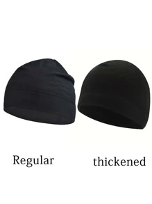 1pc Super Light Ski Balaclava, Windproof & Warm, 100% Polyester, No Brim, Suitable For Head Circumference Above 55cm, Regular & Thick Options