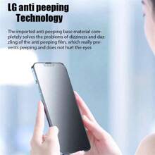 3Pcs Matte Ceramic Privacy Film Screen Protector Compatible With IPhone 16 15 14 11 13 12 Pro Max XS X XR 16 15 14 Plus 12 13 Mini Film Full Cover Screen Protector Not Tempered Glass - Clear - View 9