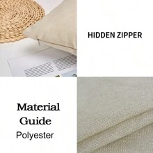 4 Stücke einseitig bedruckte Kissenbezüge im Ramadan-Thema, Kissen-Bezüge mit aquarellhaftem Beleuchtungs-Blumenmuster für Eid Mubarak, einfache, hübsche, einseitig bedruckte Kissenbezüge in Leinenoptik, quadratische Kissenbezüge für Zuhause, Zimmer, Büro, Wohnzimmer, Sofa-Dekoration (ohne Innenkissen) - Verschiedenfarbig - Übersicht 6