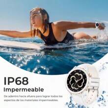 Wohingo Smart Watch For Women Digital Sports Smartwatch Waterproof White In Elegant Style As A Gift For Women With Wireless Rechargeable Cable Connected To IPhone And Android Via Bluetooth With Timer And GPS And Calories - Gold - View 8