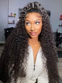 Water Wave Drawstring Ponytail Human Hair Real Natural Black Color Brazilian Hair Ponytail Clip In Extensions 8-28inch - SNatural - View 3