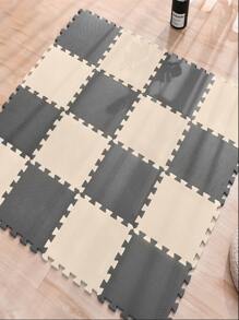 20 Large Soft Foam EVA Floor Mat Jigsaw Tiles Interlocking Garden Play Mats - Gray and creamy-white - View 7