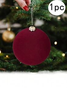 12pcs Macaron Color Christmas Ball Ornaments, 6cm Christmas Tree Party Decor, New Christmas Decorations, Flocked Christmas Balls, Christmas Tree Hanging Ornaments, Pink Christmas Balls, Suitable For Christmas, Christmas Party, Birthday, Home Decor, Room Decor, Winter - Multicolor - View 18