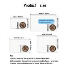 1 Pc Pet Feeding Mat, Ultra-Absorbent Diatom Mud Pet Feeding Mat - Waterproof, Non-Slip, Easy Clean, Odor-Resistant, And Durable Dog & Cat Food Placemat For Messy Eaters