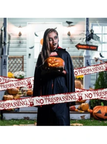 1 cái Dải cảnh báo Halloween Đai cách ly Trang trí tiệc ngày lễ Đai cảnh báo bảo vệ Đầu lâu Đai từ tính Mùa thu Mùa thu, Giáng sinh - Nhiều màu - Xem 6