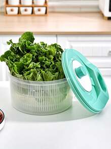 1 máy sấy rau củ, dụng cụ nhà bếp thủ công cỡ lớn để làm salad, được gửi ngẫu nhiên mẫu mới hoặc cũ - Nhiều màu - Xem 5