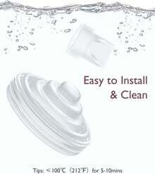 Momcozy M5 Series Breast Pump Accessories Original Replacement Accessories - 2 件套 - 查看 6