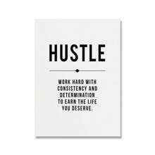 1pc Grind Hustle Talent Grit Áp phích động lực và in trang trí văn phòng nghệ thuật hiện đại doanh nhân động lực tranh vải không có khung - Nhiều màu - Xem 9
