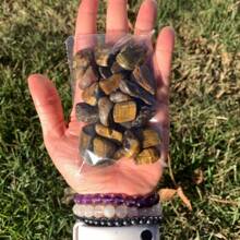 Tumbled Stone 100g - Wholesale Natural Crystal Tumbled Stone - Tiger's Eye - View 2
