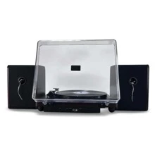 Victor Lincoln Turntable Record Player With Stereo Speakers