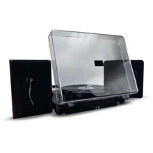 Victor Lincoln Turntable Record Player With Stereo Speakers