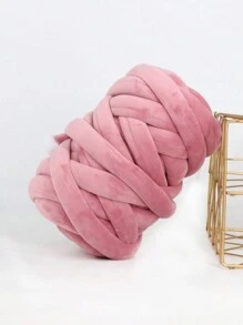 500g 1PC Velvet Thick Super Bulky Chunky Yarn Hand Knitting Woven Thread Basket Blanket Carpets Giant Yarn DIY Hand-Knit Blanket - Multicolor - View 9