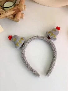 1 Băng đô thời trang nữ thiết kế tối giản hình ông già Noel và tuần lộc, phụ kiện tóc ngày lễ chống trượt đa năng - Nhiều màu - Xem 9