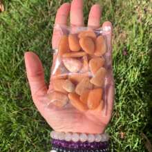 Tumbled Stone 100g - Wholesale Natural Crystal Tumbled Stone - 橙色方解石 - 查看 2